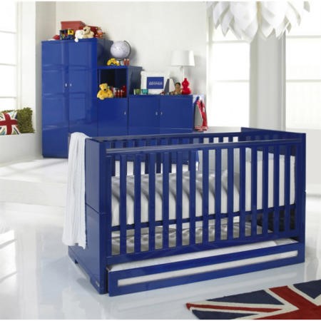 Izziwotnot Skyline Cot Top Changer in Blue